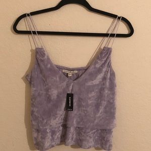 Express Crushed Velvet Top 🆕 w TAGS
